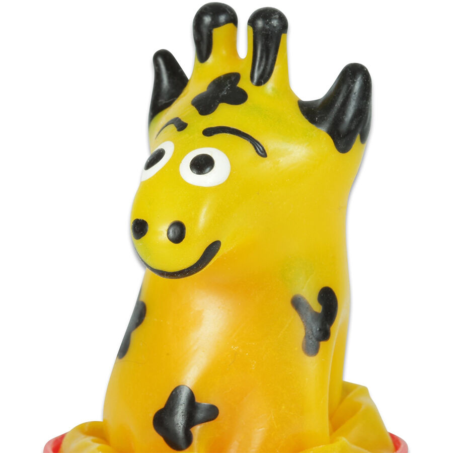 CONDOMERIE - PRESERVATIVO DECORATIVO PINTADO A MANO JIRAFA - Imagen 4