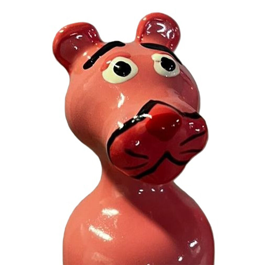 CONDOMERIE - PRESERVATIVO DECORATIVO PINTADO A MANO PANTERA ROSA