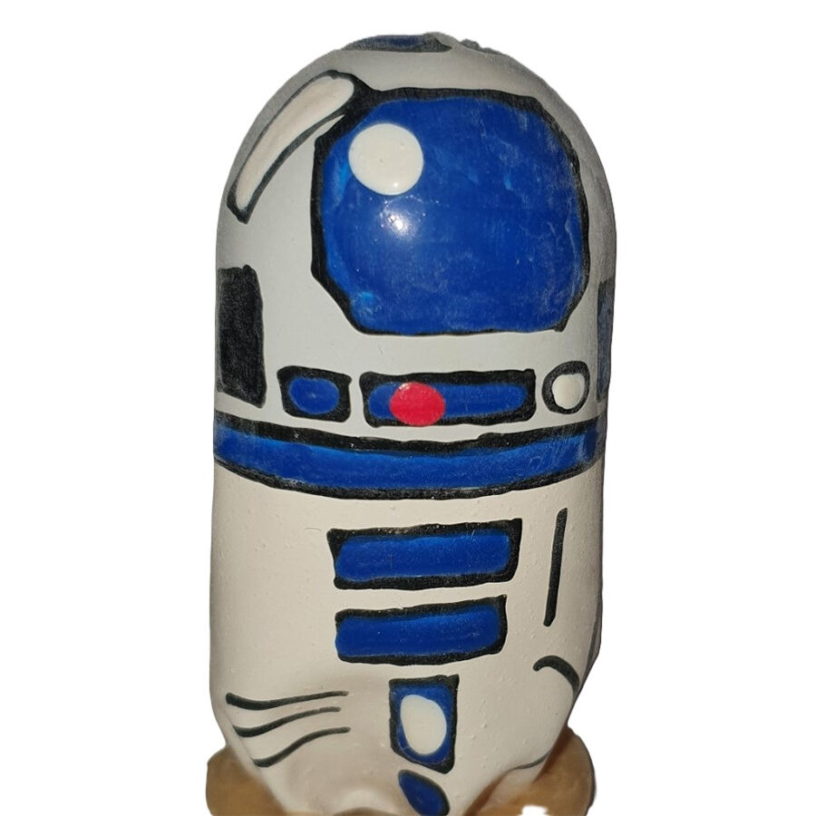 CONDOMERIE - PRESERVATIVO DECORATIVO PINTADO A MANO ROBOT XL