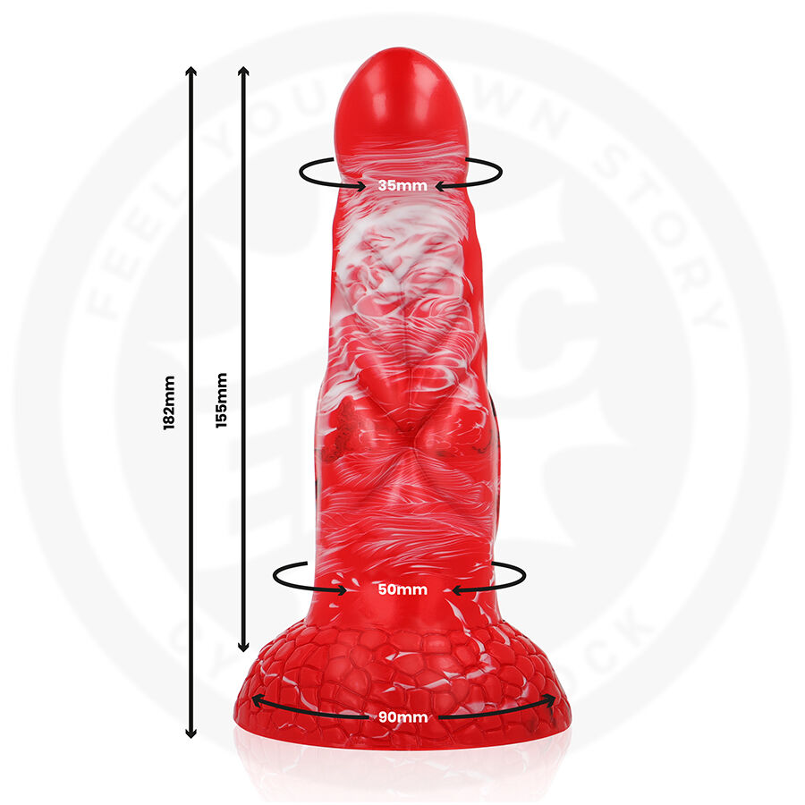 EPIC - AGNIS DILDO FUEGO CARMESÍ - Imagen 3
