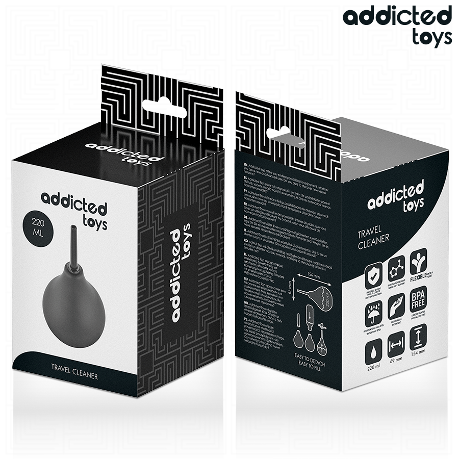 ADDICTED TOYS - LIMPIADOR ANAL DE VIAJE TALLA L 220 ML - Imagen 7