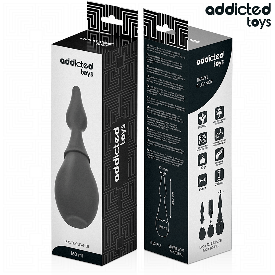 ADDICTED TOYS - LIMPIADOR DE VIAJE SILICONA MODELO 1 - Imagen 7