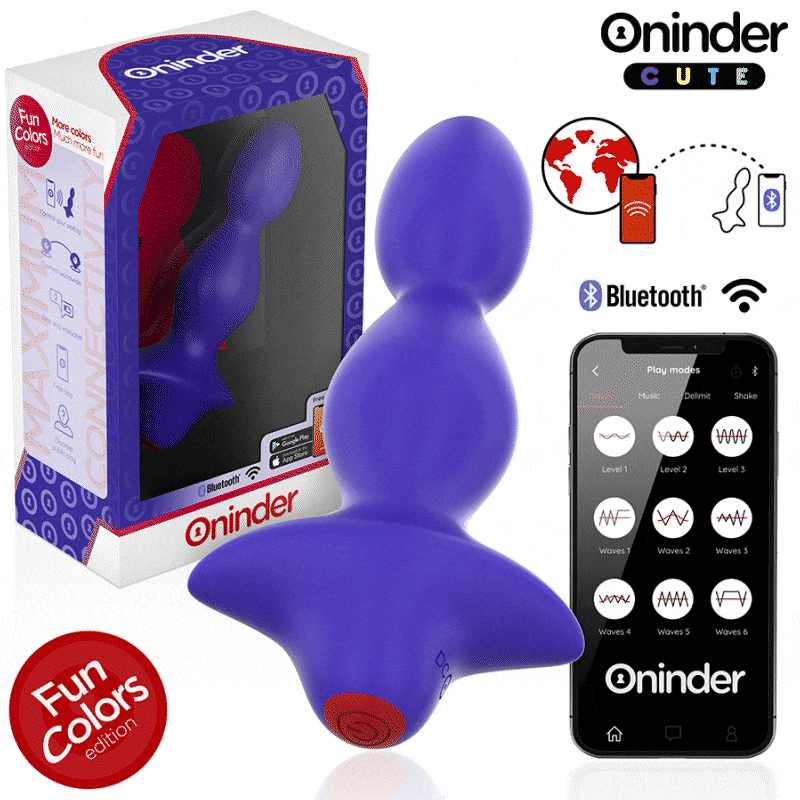 ONINDER CUTE - LOVE BUTT VIBRADOR PLUG ANAL DILATADOR - APP MUNDIAL GRATUITA - Imagen 2