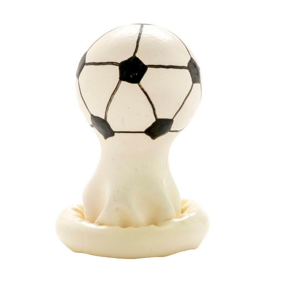CONDOMERIE - PRESERVATIVO DECORATIVO PINTADO A MANO FÚTBOL AMERICANO - Imagen 3