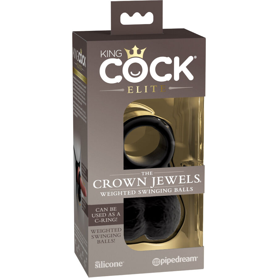 KING COCK - TESTÍCULOS BALANCEANTES EJERCITADOR CON PESO SILICONA - Imagen 4
