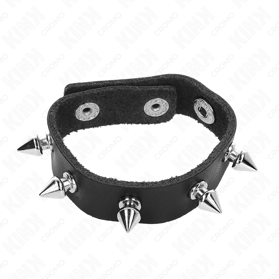 KINK - ANILLO PENE CUERO CON PÚAS 21.5 X 1.6 CM - Imagen 4