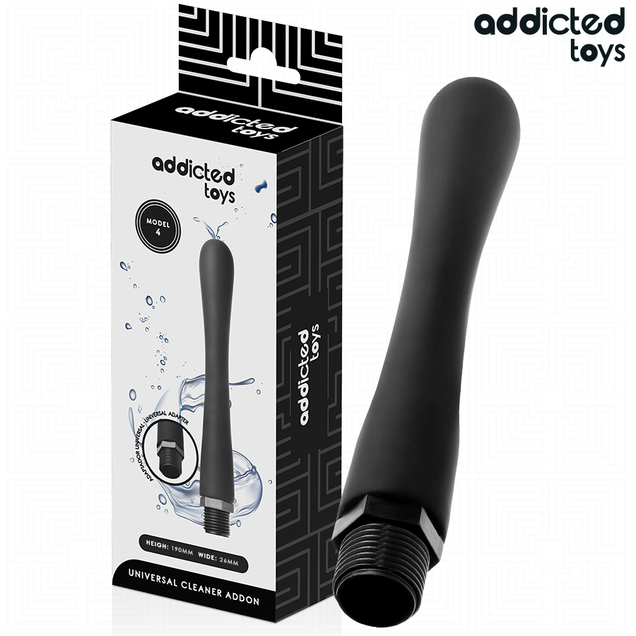 ADDICTED TOYS - LIMPIADOR ANAL CON ADAPTADOR UNIVERSAL MODELO 4 - Imagen 2