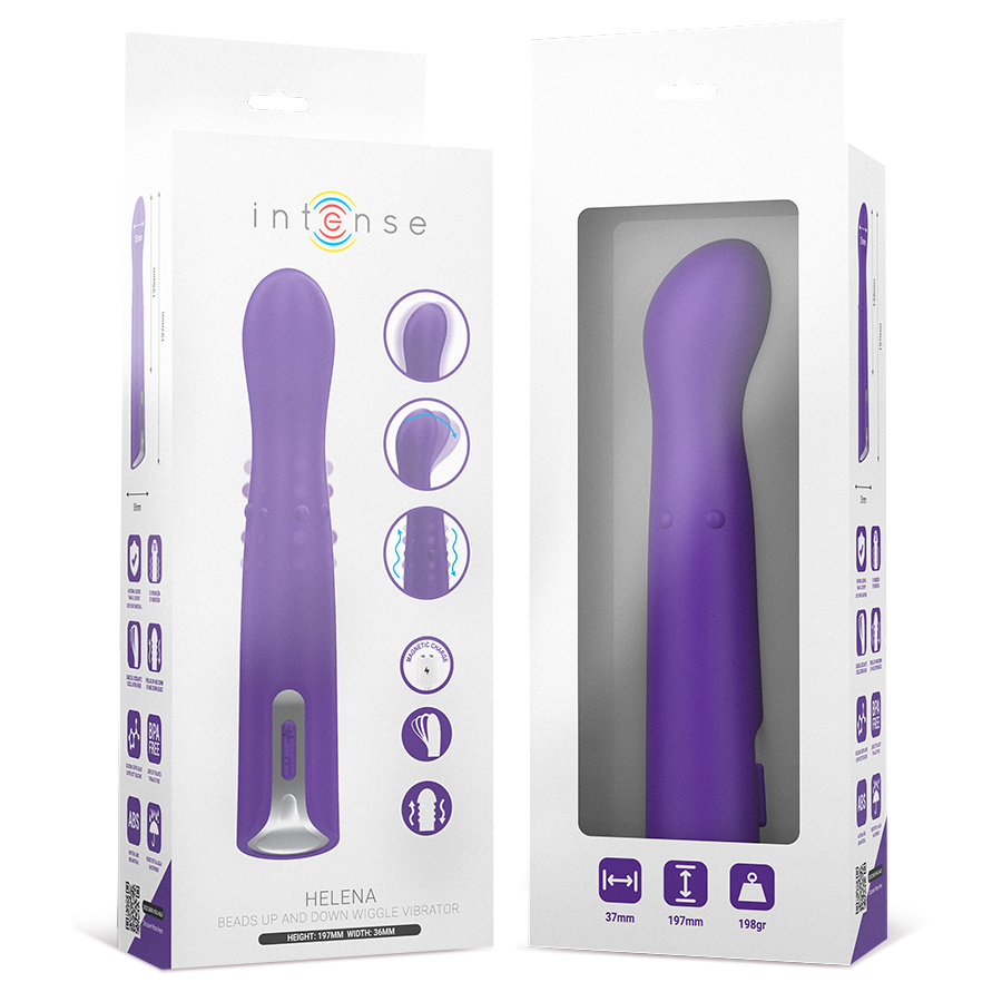 INTENSE - HELENA VIBRADOR UP & DOWN MODO BEADS 13,5 CM - Imagen 3