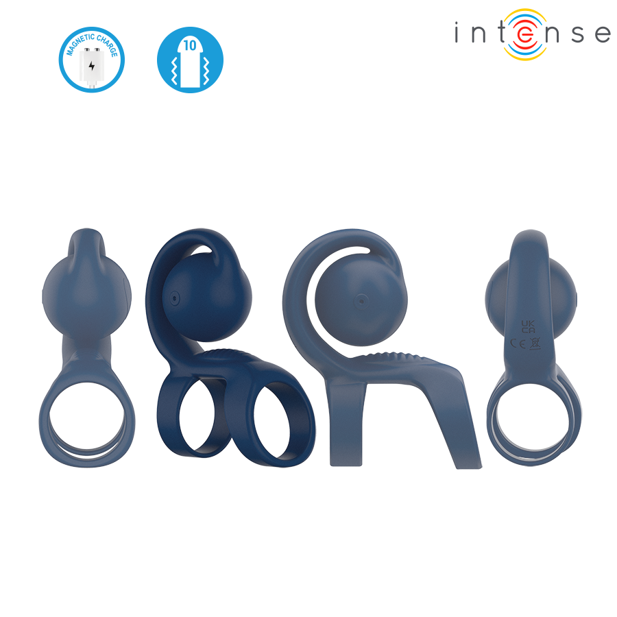 INTENSE - TYSON ANILLO POTENCIADOR CON CARACOL VIBRADOR Ø 3,2 CM - Imagen 5