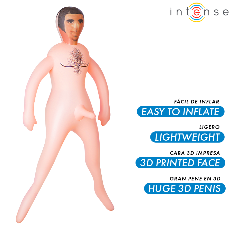 INTENSE DOLLS - ANTHONY MUÑECO HINCHABLE PENE 3D - Imagen 2