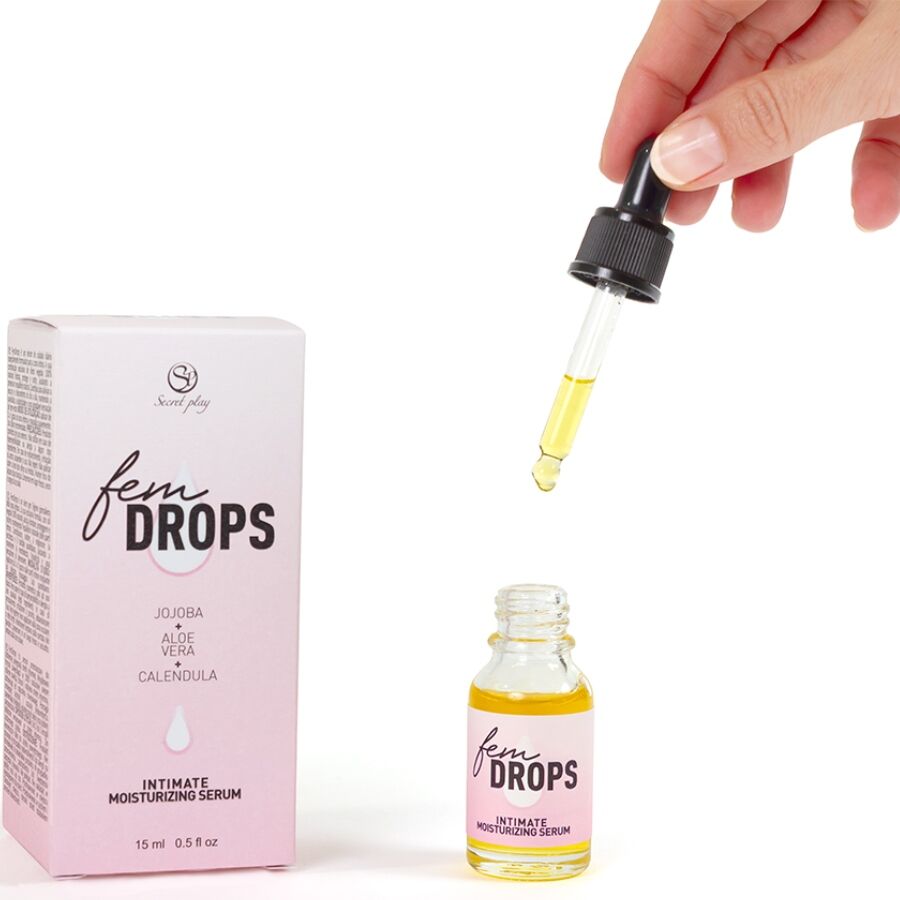 SECRETPLAY - FEM DROPS SÉRUM HIDRATANTE ÍNTIMO 15 ML - Imagen 2
