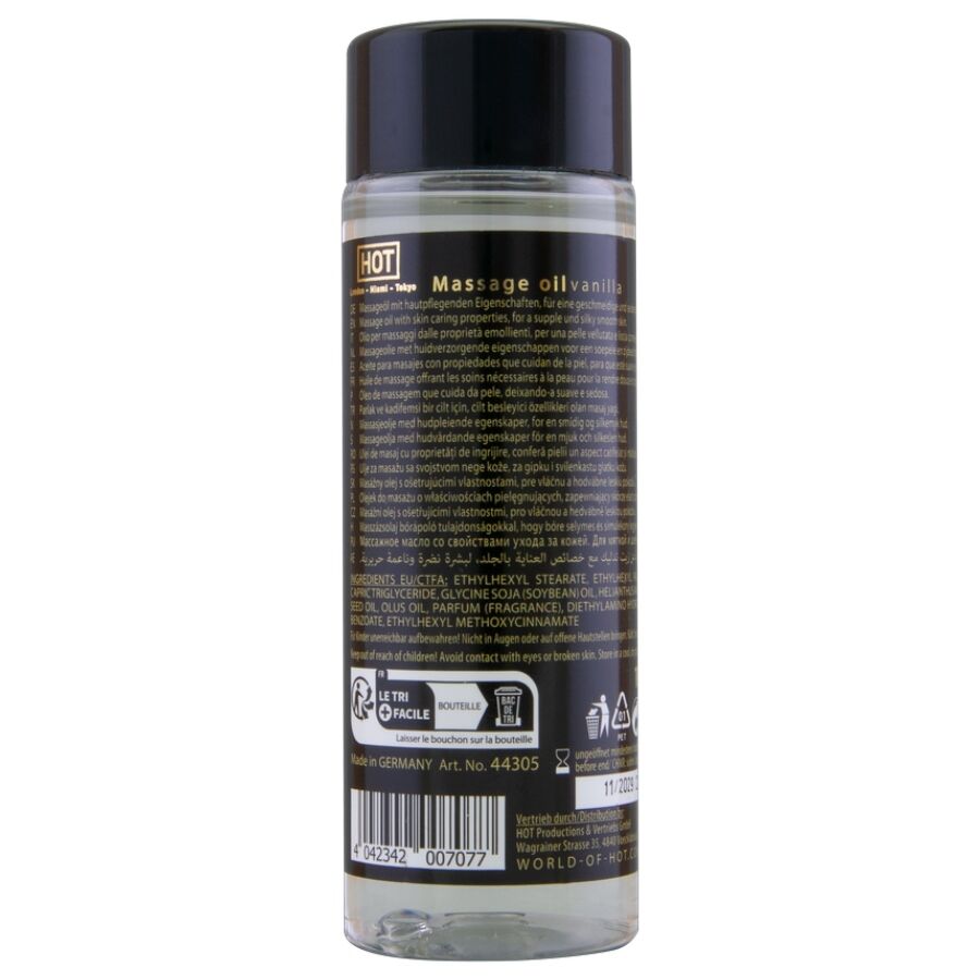 HOT - ACEITE DE MASAJE VAINILLA 100 ML - Imagen 2