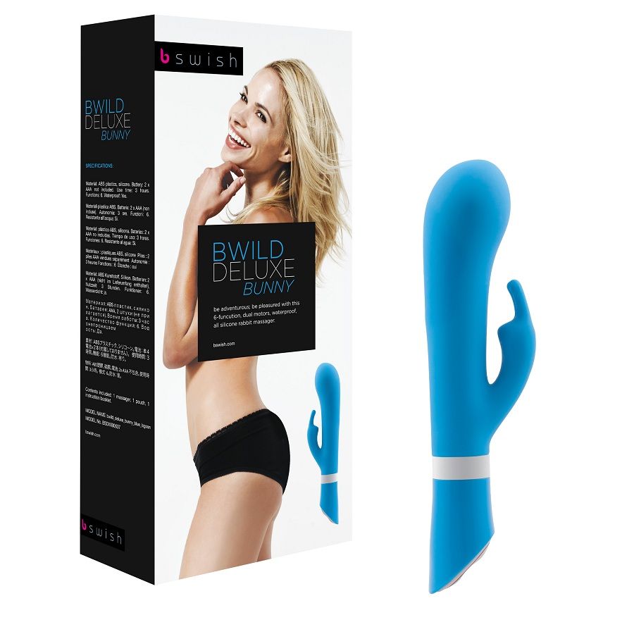 B SWISH - BWILD DELUXE BUNNY RABBIT VIBRATOR JADE - Imagen 2