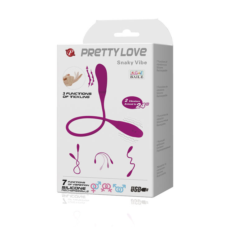 PRETTY LOVE - SMART SNAKY VIBE VIBRADOR 7 V + 3 TICKLING - Imagen 10