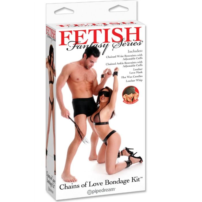FETISH FANTASY SERIES - KIT DE BONDAGE CADENAS DEL AMOR. - Imagen 2