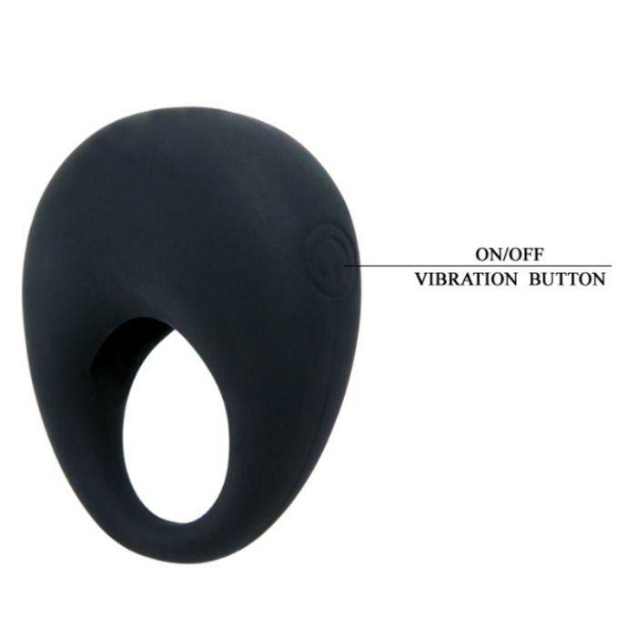 PRETTY LOVE - TRAP ANILLO VIBRADOR NEGRO - Imagen 6