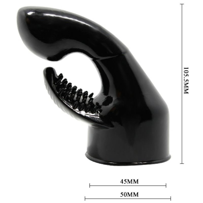 BAILE - POWER HEAD CABEZAL INTERCAMBIALE PARA MASAJEADOR ESTIMULACION PUNTO G Y CLITORIS - Imagen 4