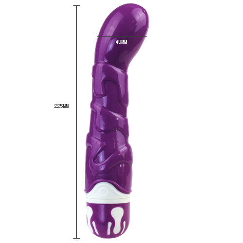 BAILE - REALISTIC COCK 10 RITMOS SENSATION VIOLETA - Imagen 2