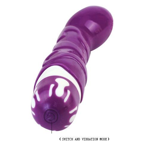 BAILE - REALISTIC COCK 10 RITMOS SENSATION VIOLETA - Imagen 4