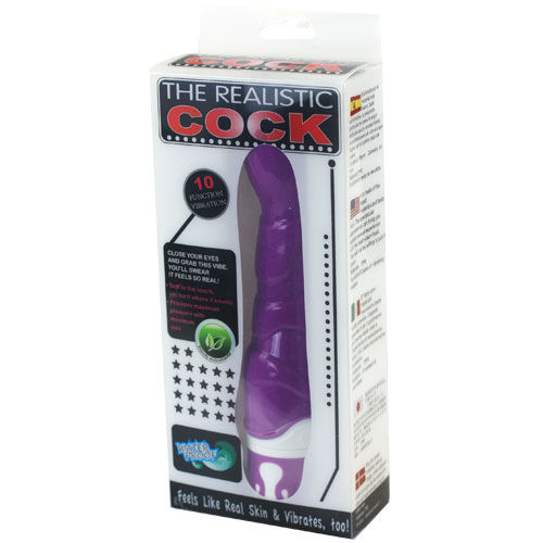 BAILE - REALISTIC COCK 10 RITMOS SENSATION VIOLETA - Imagen 5
