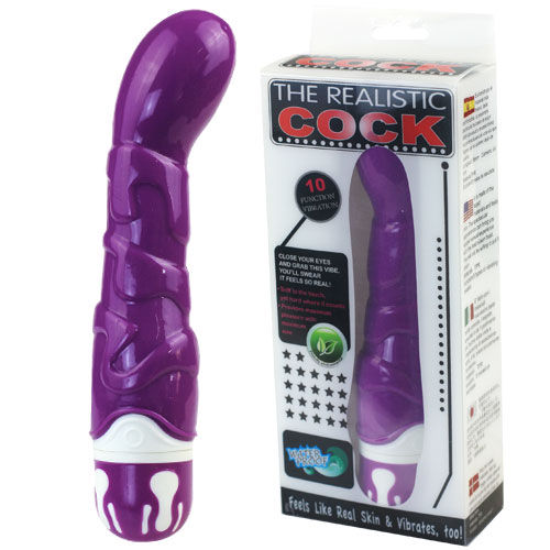 BAILE - REALISTIC COCK 10 RITMOS SENSATION VIOLETA - Imagen 6