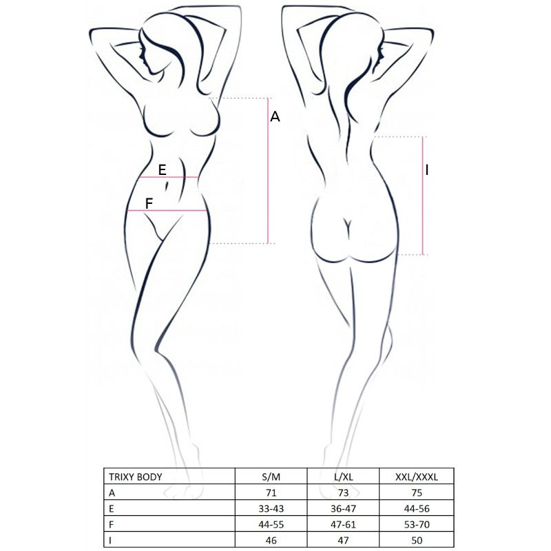 PASSION - WOMAN TRIXY TEDDY NEGRO TALLA L/XL - Imagen 2