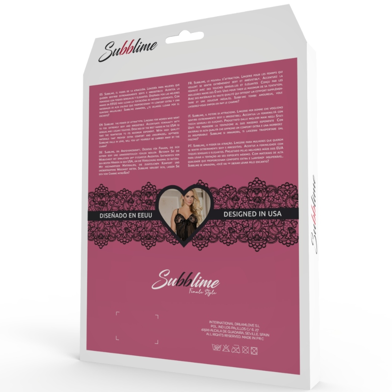 SUBBLIME - CORSET TIRAS L/XL - Imagen 5