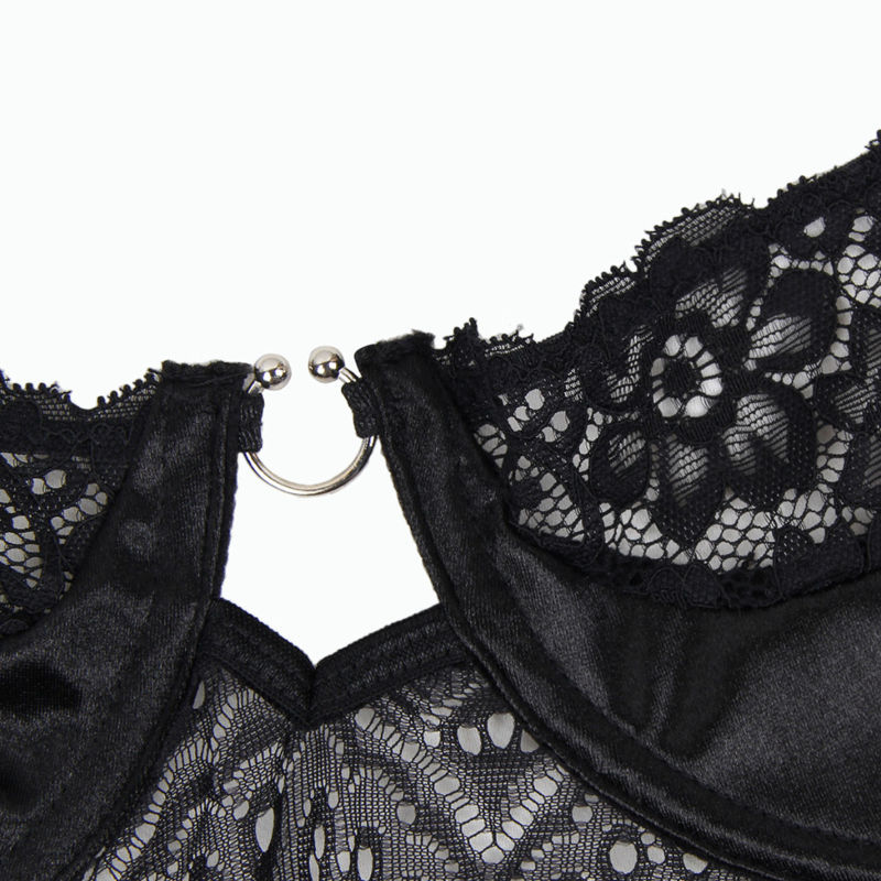 SUBBLIME - CORSET Y CINTURON NEGRO S/M - Imagen 5