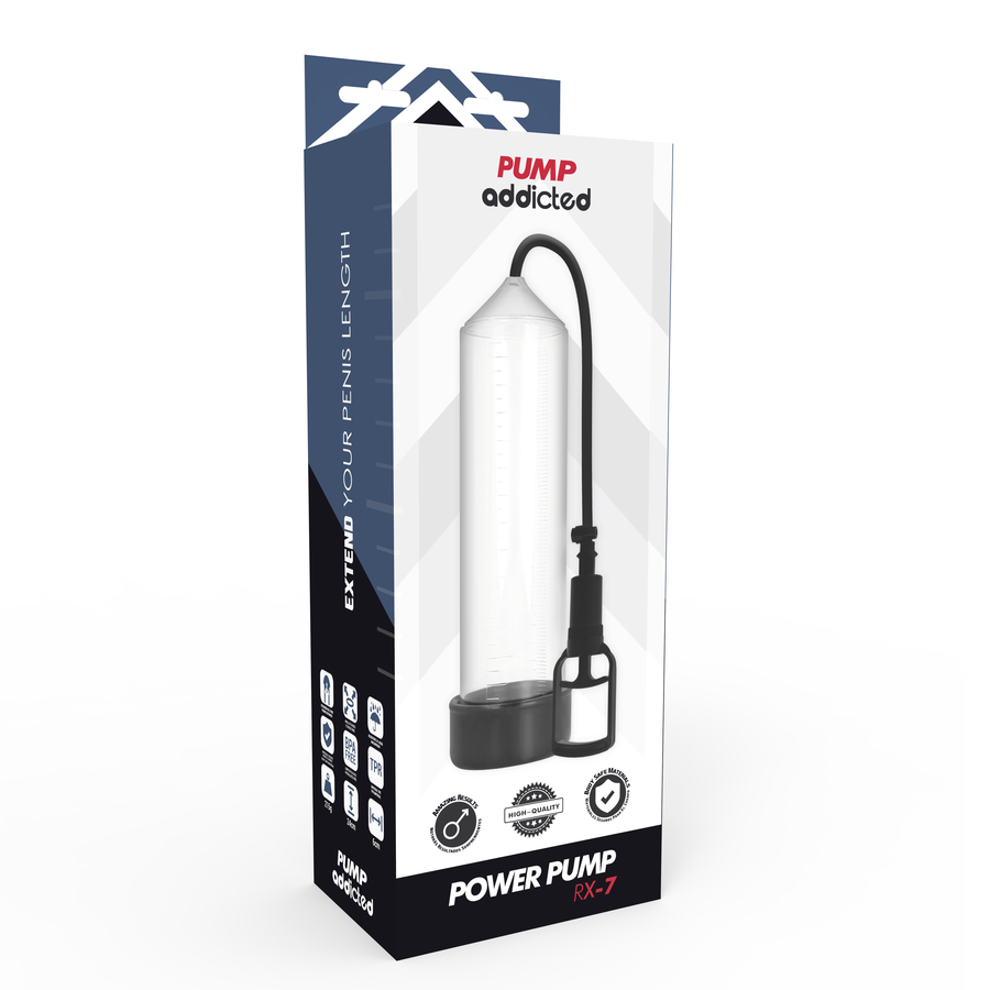 PUMP ADDICTED - BOMBA ERECCIÓN RX7 TRANSPARENTE - Imagen 6