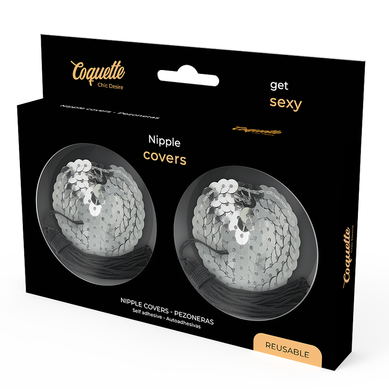 COQUETTE CHIC DESIRE - CUBRE PEZONES SILVER - Imagen 4