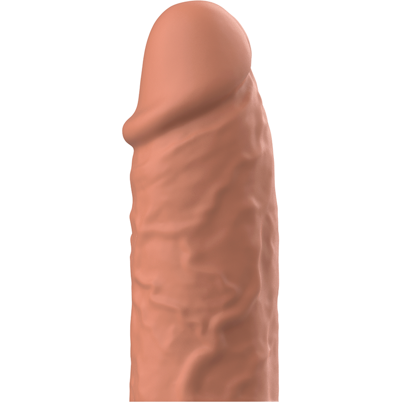 VIRILXL - EXTENSIÓN DE PENE LIQUID SILICONE V3 MARRÓN - Imagen 8