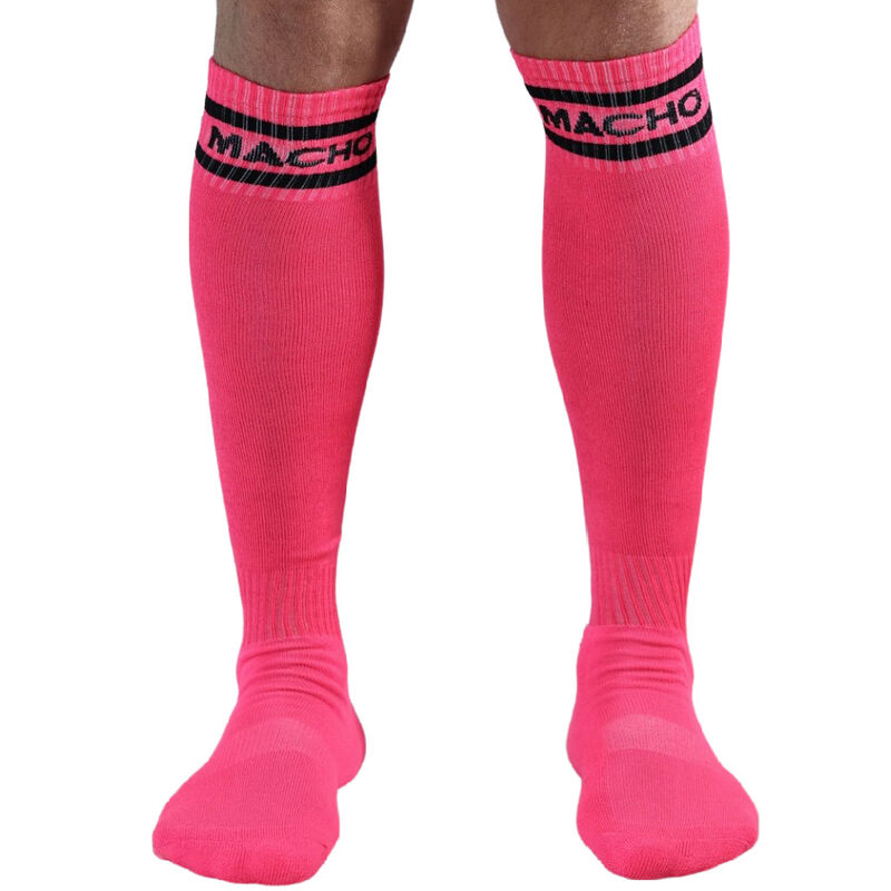 MACHO - CALCETINES LARGOS TALLA ÚNICA ROSA - Imagen 2