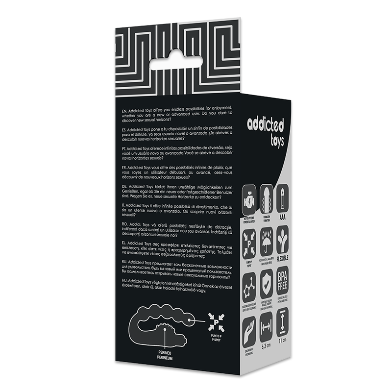 ADDICTED TOYS - MASAJEADOR ANAL PROSTÁTICO CON VIBRACIÓN - Imagen 6