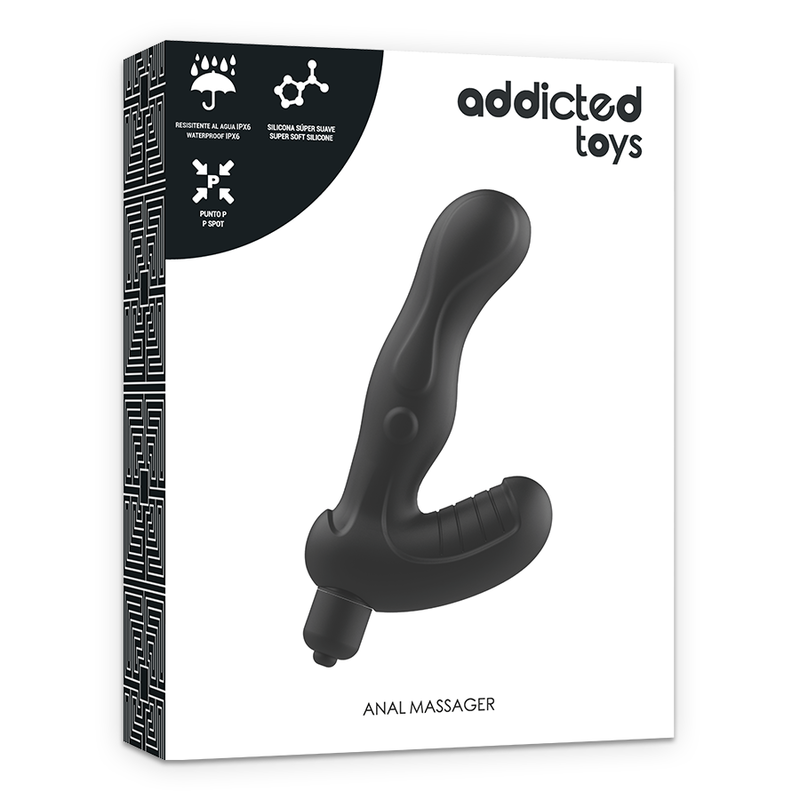 ADDICTED TOYS - ESTIMULADOR ANAL PROSTATA SILICONA P-SPOT VIBE - Imagen 6